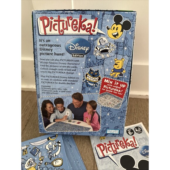 Pictureka Disney Edition 2009 Hasbro Parker Brothers Family Board Game COMPLETE - Picture 4 of 5